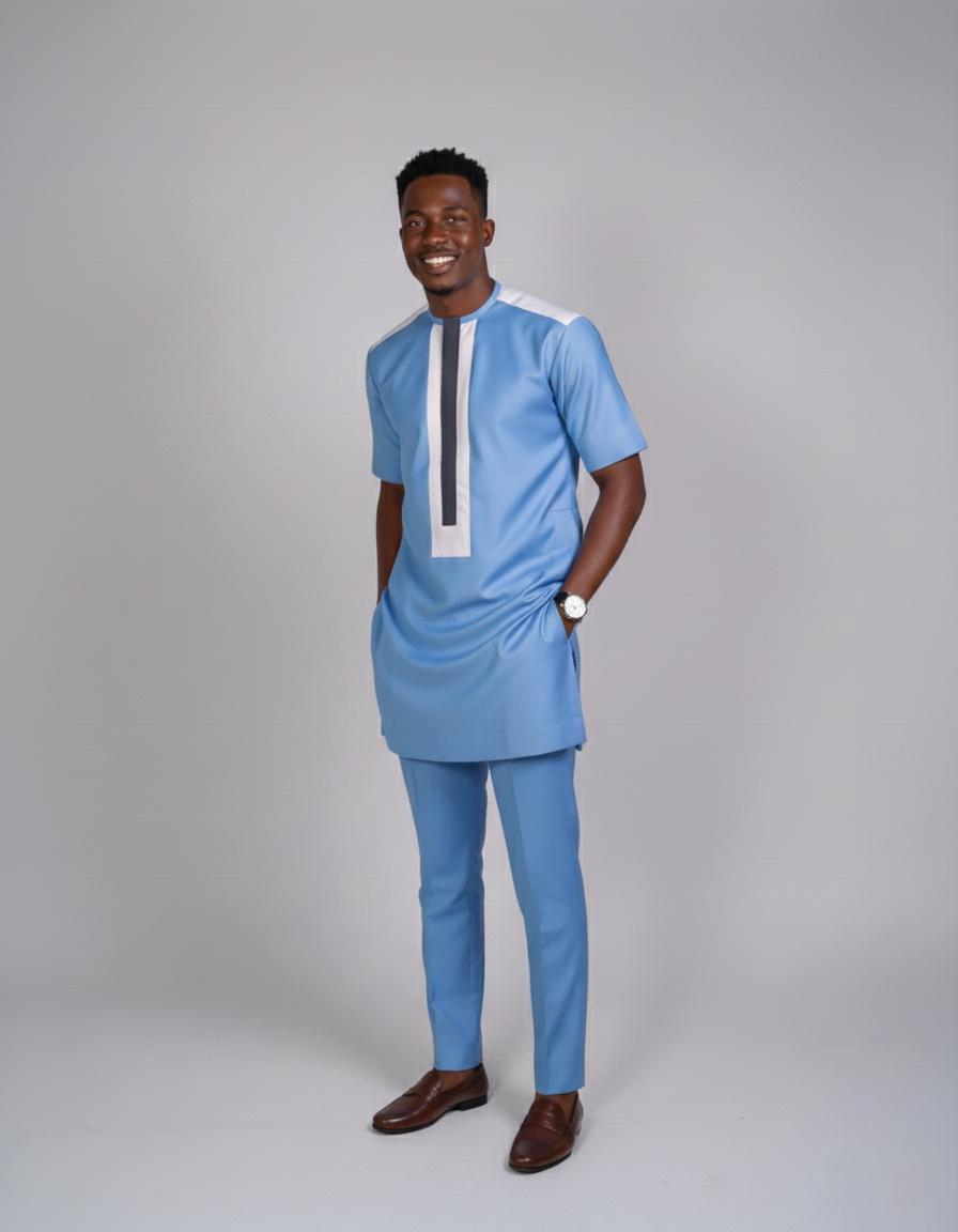 Olamit Sky Blue Senator Dress